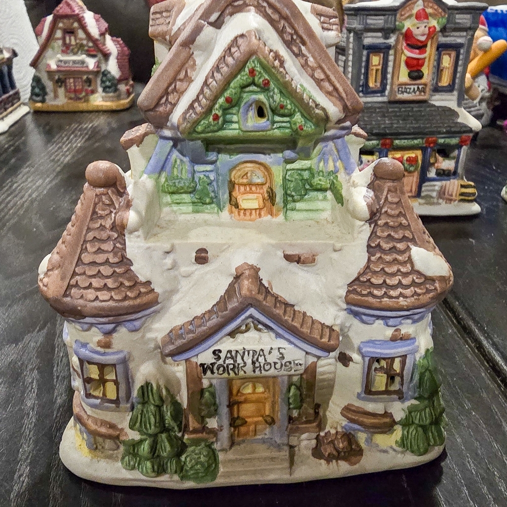 Santa's Workshop Holiday Decoration